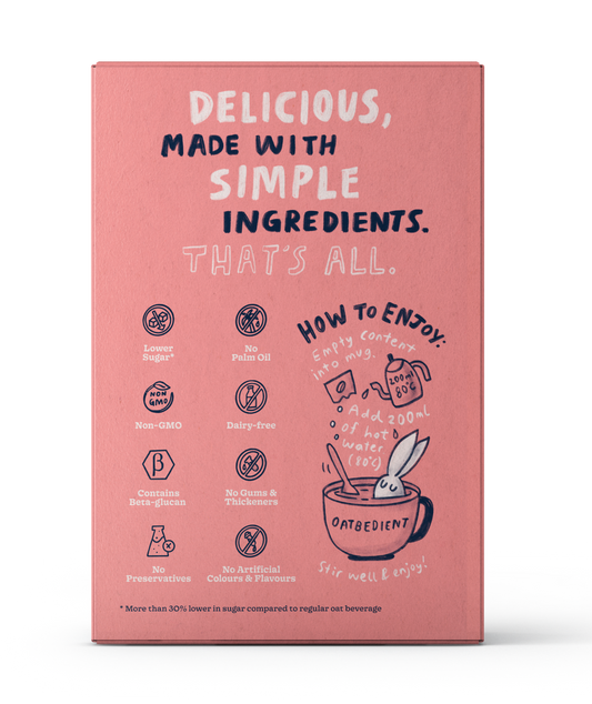 oat milk calories information from ingredients list