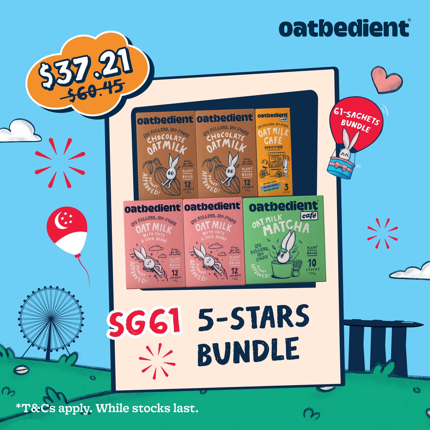 SG61 Exclusive Bundles - Only 61¢ per cup!