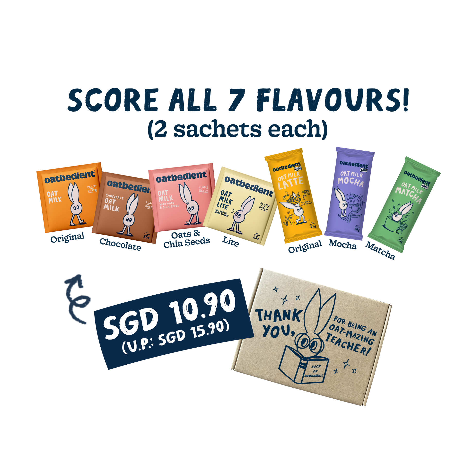 Teacher's Day Bundle: Oat Milk Flavours