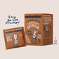 chocolate oat milk in box and sachet