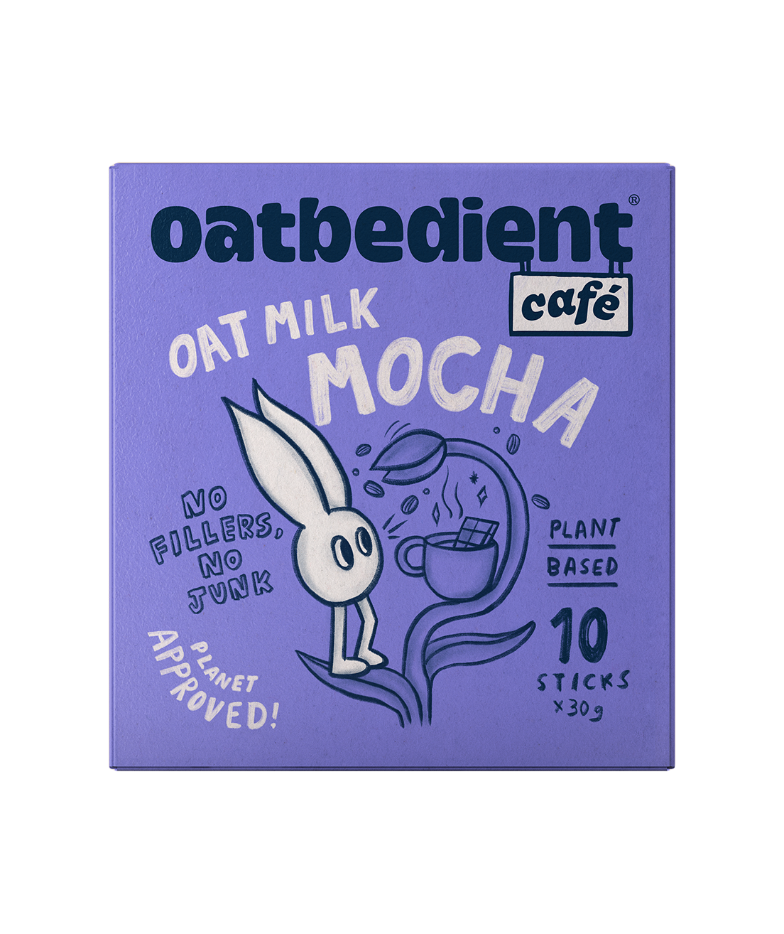 oat milk with coffee: Oatbedient Oat Milk Mocha