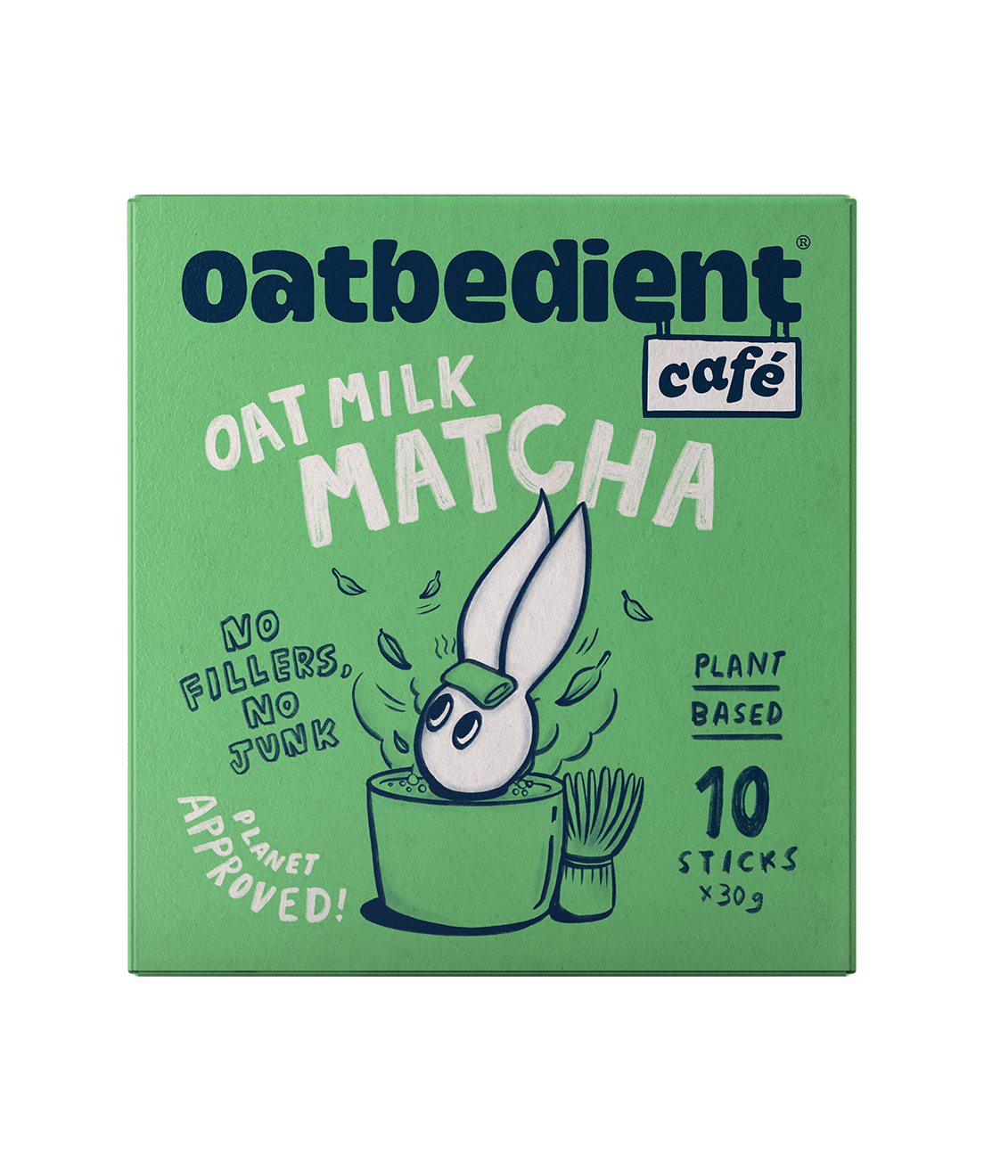 oat milk matcha box of 10 sticks