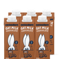 oat milk chocolate cartons in rows