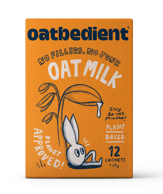 Oatbedient oatmilk box of 12 sachets