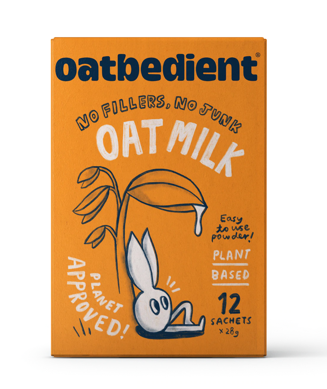oatbedient oat milk box of 12 sachets